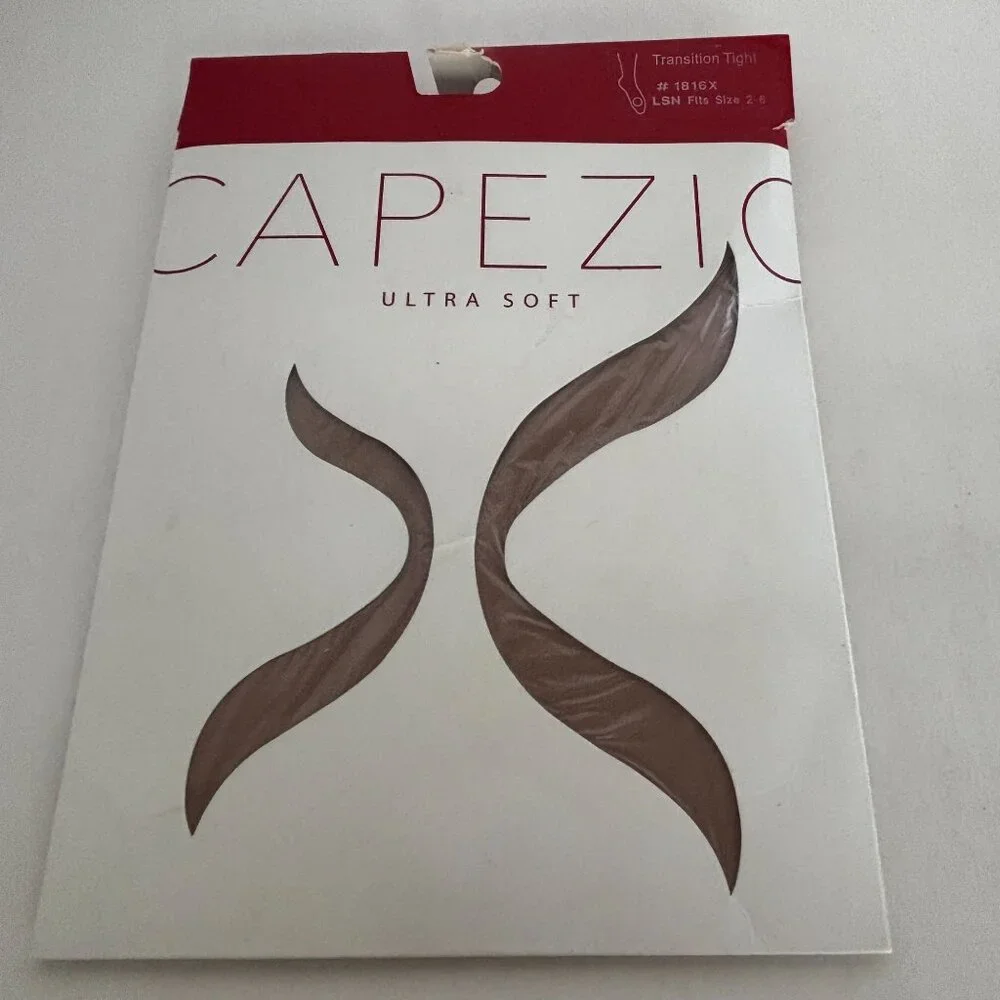 Capezio Transition Tights Ultra Soft Matte Semi-Opaque Girls 2-6 Dance 1816X